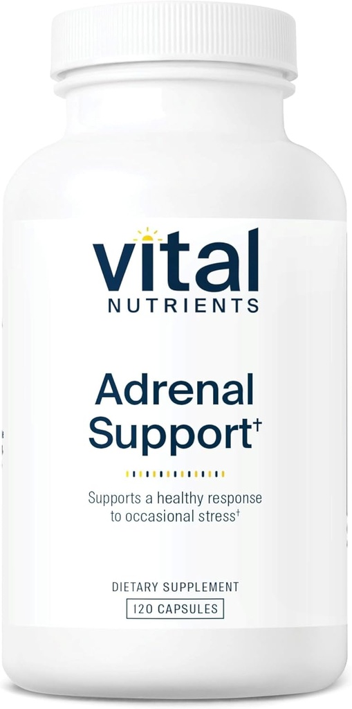 Vital Nutrients Adrenal Support Memories 124; Adrenal Support Support for Gland Function and Cortisol Management Memories 124; Understøtter Energy and Stress Nivels