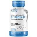 Neuro NAC Supplement N- Acetyl Cysteine Ethyl Ester - 20x mere biotilgængelig end NAC 600 mg - Boost Glutathion 10x mere end Liposomal Glutathion - N Acetyl Cysteine Ethyl Ester - NACET (60 kapsler)