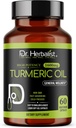 Dr. HERBALIST Gurkemeje Curcumin Oil Capsules 1600mg - 60 Capsules Note 124; Non- GMO Note 124; Fasting Absorbing Note 124; Vegetar Note 124; Cold- Pressed Note 124; High Potency I AKA Haldi Capsules (1 pakke: 60 Capsules)