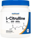 Nutricost Pure L- Citrullin (base) Pulver (600 Bedste)