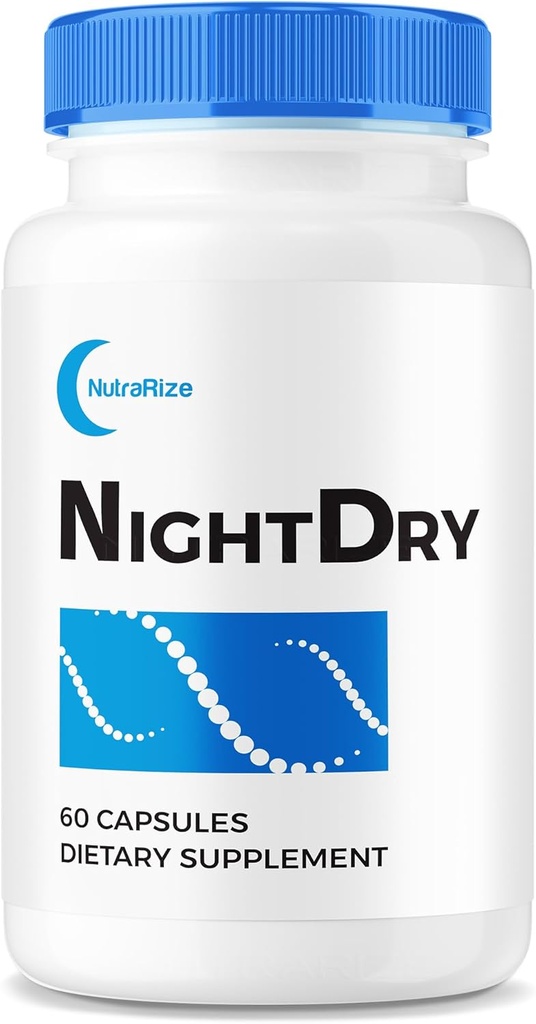 Natlige Dry Capsules, Nat Dry Pills til Lessen Night Time Badeværelse Trips, All- Natural Extra Strength Supplement til støtte normal & sund funktion, anmeldelse (60 kapsler)