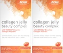 Now Solutions, Collagen Jelly Beauty Complex, Sweet Orange Flavor, 10 Jelly Sticks (pakke med 2)