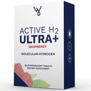 Aktiv H2 Ultra + Hydrogen vand Tablet, Naturlig Hindbær. Understøtter Samlet Well- At være med Fordele ved Molekylær Hydrogen 60 Servere