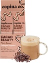 Copina Co. Cacao Beauty Vegan Collagen Booster Drink Blend: Plant-Based Collagen Support Smoothie Drink Vegan Blend Variety Pack Budd124; Cacao Flavor Budd124; 10 Individuelle Stick Packs pr Carton