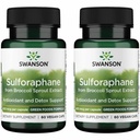 Swanson Sulforaphane - Broccoli Spraut Extract Support Cellular, GI Tract, og Leversundhed - Naturligt supplement Standardiseret til 0,4% Sulforaphane - (60 Veggie Kapsler, 400mcg Hver) (2 Pack)