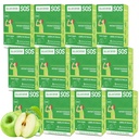 Glucose SOS Glucose Powder Pakninger med naturlige Dextrose, Fast- Absorption At Straks opløses i din mund med ingen vand påkrævet, Green Apple 72 Serveringer