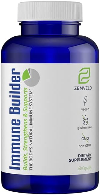 Immunbuilder Capsule Supplement 124; Great for Traveling Measures 124; Great for Teachers Measures 124; Great for Healthcare Workers Measures 124; Immunsupport Measule 124; Build immunsystem med 2 Kapsler, 2X Daily Measures 124; Safe for Children