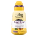 Zarbee 's Naturals Complete Daytime Hoste Syrup + Immunation med mørk honning, Real Elderberry, C-vitamin, D & Zink, 8 oz flaske