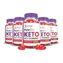Justified Laboratories (5 Pack Pure Slim Keto ACV Gummies Advanced Formel 1000MG PureSlim Keto Gummies Apple Cider Vinagar Formuleret med Pomegranat Beet Juice Powder B12 Vegan Non GMO 300 Gummys