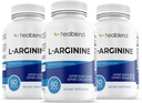 Healthblend L- Arginin Plus: Calcium, Niacin, L- Arginin Blend, L- Citrullin Complex & Beta alanine - 180 kapsler (3 Pack)