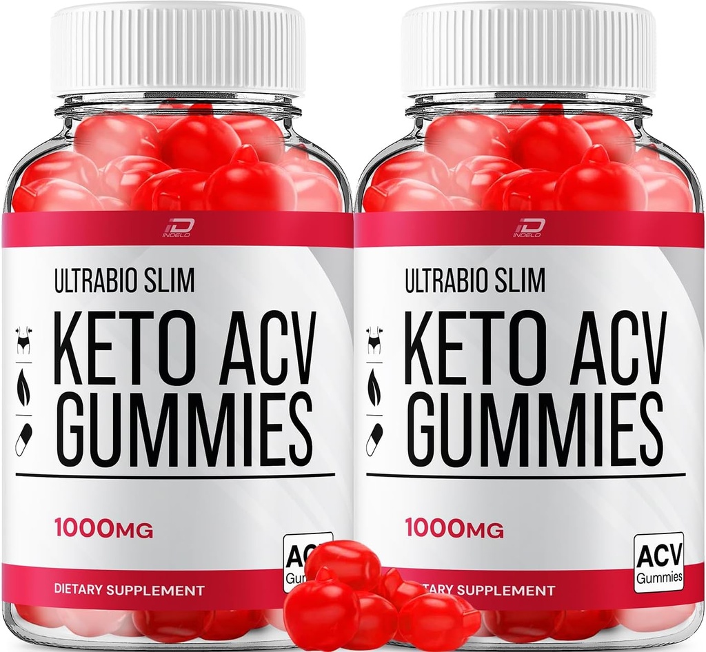 Ultra Bio Slim Keto Plus ACV Gummies Kosttilskud - UltraBio Slim Keto Apple Cider Vineddike Gummies Anmeldelser, Maksimal styrke BioSlim Gummies for Advanced Weight Management (2 Pack - 120 Gummies)