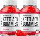 Ultra Bio Slim Keto Plus ACV Gummies Kosttilskud - UltraBio Slim Keto Apple Cider Vineddike Gummies Anmeldelser, Maksimal styrke BioSlim Gummies for Advanced Weight Management (2 Pack - 120 Gummies)