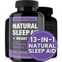 NooMost Natural Sleep Aid Supplements with Magnesium, L theanin & Garcinia Measures 124; Sleep Pills for deep & Restful Sleep for Voksen124; Non- Habitat- Forming Measures 124; Hjælper Fall Assumes Fast Stay Measures