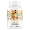 Saw Palmetto til kvinder hårtab - DHT Blocker med 5-in-1 Blend til hårvækst, hud & negle, urinveje Wellness - Ekstra styrke Saw Palmetto supplement - 90 kapsler