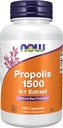 Now Foods Supplements, Propolis 1500 mg med 5: 1 Koncentrat, Naturlig Bee Produkt, 100 Veg kapsler