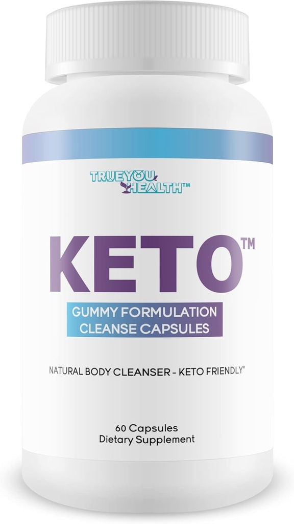 Keto Gummy Formulering Cleanse Kapsler - Hjælp Rensning & Afgiftning - Hjælp Flush Affald & Toksiner - Naturlig Krop Cleanser Støtte til sundhed & Wellness - Avanceret Keto Rensning Detox med Probiotika