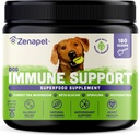 ZENAPET hund immunforsvar Premium Powder Topper, Tyrkiet Hale, Spirulina & Beta- glucan, Understøtter et sundt immunsystem & fordøjelse, Human- Grade, Made in USA