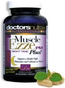 Muskel Ezze PM Plus Night Time Capsules by Doctors Nutra - Nighttime Use - Gluten- Free - 60 Kapsler