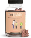 Truhigh Growth Gummies (Watermelon) Natural Growth & Development Supplement for Kids & Teens - Vitamin D, K, Calcium & Ashwagandha - Knoglestyrke Vitamin D3 K2 - Picky Eater Vitamin - Age 5 +