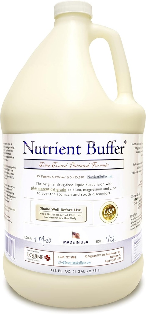 (1 Gallon) ulcus & Acid Relief, fordøjelsesstøtte, øvre gastrisk støtte, kolik Remedy