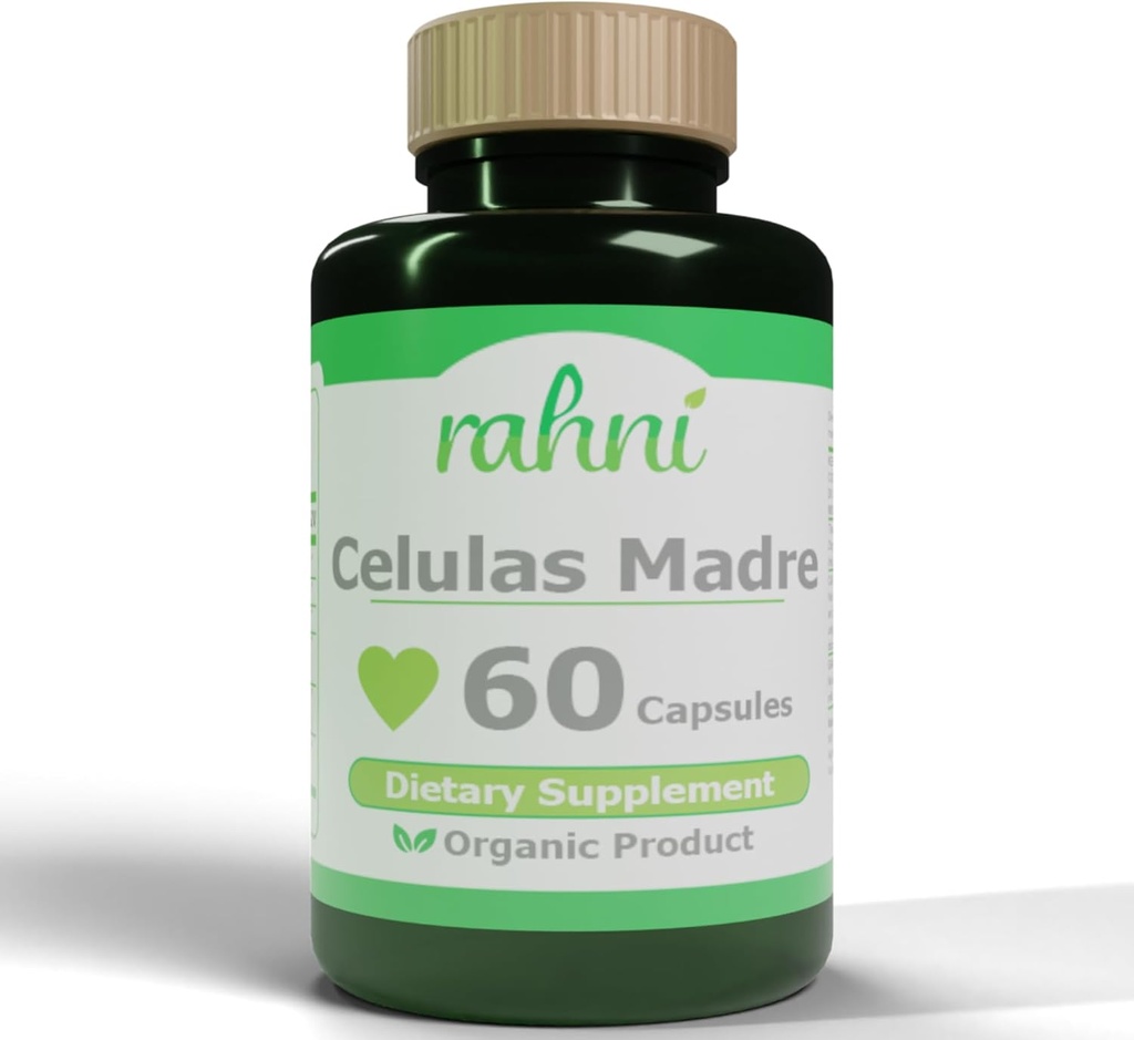 Celulas Madre, Stem Cell Enhancer, Non- GMO, Anti Aging, Spirulina 200mg, Replenish Cells, 60 kapsler