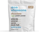 Drikke sunde Vegan Chokolademandel Protein Powder Dex124; for sensitive stomachs Dex124; Tilsætningsstof & Dairy Free Dex124; Ingen Kunstige Sødestoffer