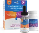 Hyalogisk synthevial Seven Hyaluronic Acid Liquid & Resveratrol Kapsler - HA Support - Vegan - 1 oz