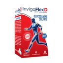 INVIGOFLEX ® D - 1500mg Glucosamin Sulfate (Classic Formulation) - Premium Joint Supplement for Knies, Hands, Back, & Hip Support D: Glucosamin Sulfate, Caplets - 60 Ct