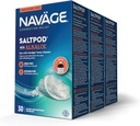 Navage SaltPod w / Alkalol (3 30- pakker) - Udelukkende designet til Navage Nasal Rinse - Sinus Rinse Alkalol Pods for Fast Relief (90 SaltPod Repills)