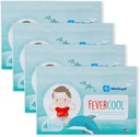 FeverCool Patches - Cooling Patches for Feber, Migræne & Hovedpine Relief 124; Made in The United Kingdom