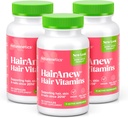 HairAnew Hair Growth Vitaminer til Thicker Strong Hår Budding 124; Works for Women & Men Alle Hår Typer Budding 124; 11 Hår Vitaminer & Ingredienser Budding 124; 5000mcg Biotin Budding 124; Vegan Budding 124; Uafhængigt Testet Budding 124; 60 Kapsler (3)
