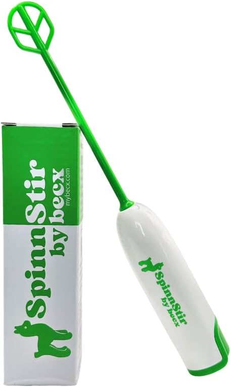 Becx Spinnomous Bærbar håndholdt drik mixer til protein pulver Pre- workout champignon kaffe grønne Superfood collagen pulver mælk pulver Hydration Packet Flavor mixer let ren mindre mos (grøn)