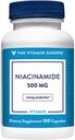 Den Vitamin Shoppe Niacinamid 500MG, Understøtter Cholesterol Nivels allerede inden for det normale område, Når dagligt (100 kapsler)