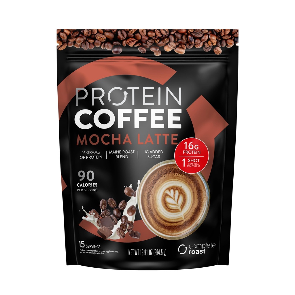 Komplet Roast- Mocha Latte- Gourmet Protein Coffee - Maine Roast Blend
