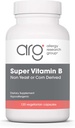 Allergy Research Group Super Vitamin B tillæg - B Vitamin Complex for mænd og kvinder, med vitamin B12 og B6, Vegetariske kapsler - 120 Greve