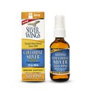 Naturlig Path sølv vinger Kolloid sølv - ekstra styrke flydende immunforsvar Support - 500ppm (2500mcg) - 2oz Spray