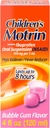 Motrin Oral Suspension Medicine, 100 mg Ibuprofen, Kids Feber Reducer & Pain Reliever for mindre Aches & Pains På grund af kold & Flu, Alkoholfri, Bubble Gum Flavored, 4 fl. oz