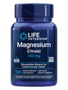 Life Extension Magnesium Citrate 100 mg Vegetariske Kapsler, Blå, 100 Tæl