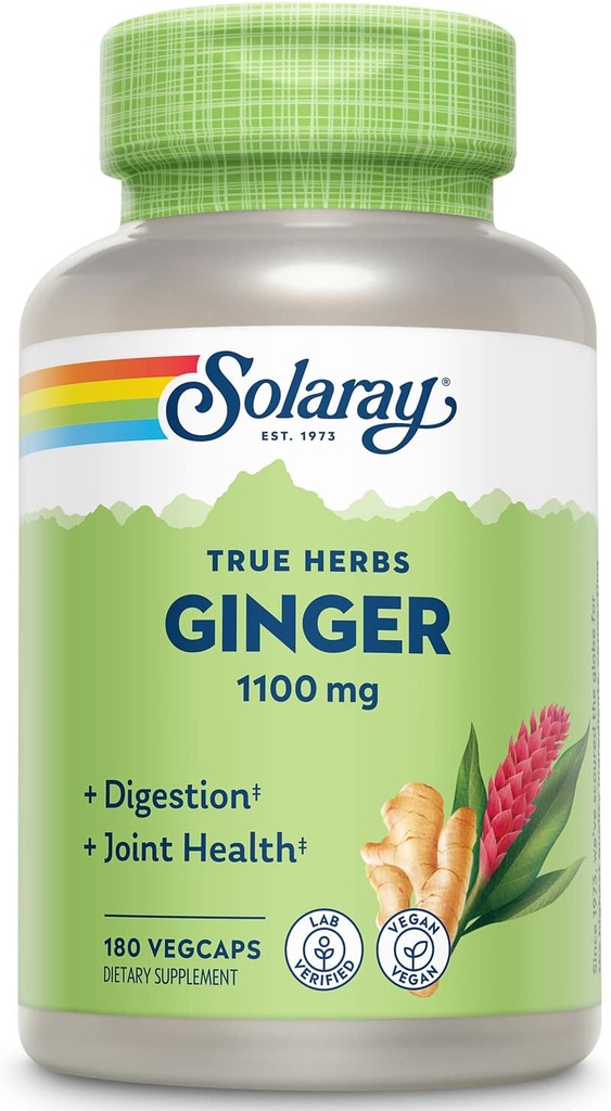 SOLARAY Ingefær Root 1100mg