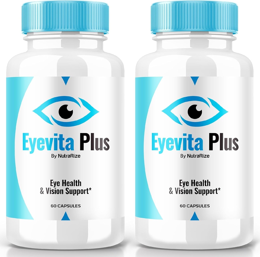 (2 Pack) Eyevita Plus - Omfattende støtte til dit syn, Eyevita Plus Advanced Eye Nutrition, Eye Vitamin, All Natural Eye Health Formel, Eye Vita Plus Multivitamin Anmeldelser (120 kapsler)