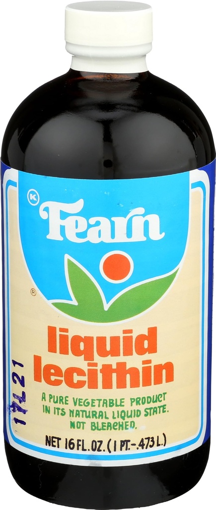 Fear Natural Foods Liquid Lecithin, 16 Ounce