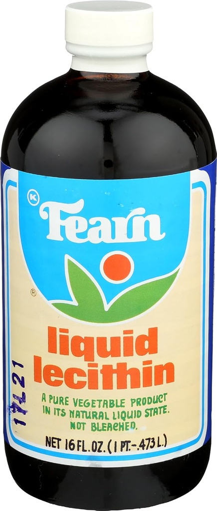 Fear Natural Foods Liquid Lecithin, 16 Ounce