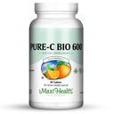 C-vitamin Complex 600 mg supplement - Anbefalet daglig dosis C-vitamin tabletter med Lemon Bioflavonoider, Calcium & Phosphorus - immunforsvar - pure- C Bio 600 - non-GMO, Vit C Vegan 90 tabletter