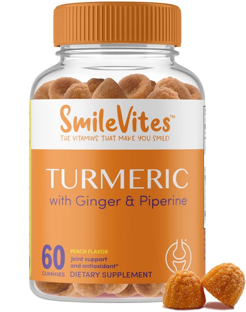 Gurkemeje Gummier med Curcumin, Ginger & Piperine