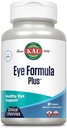 KAL Eye Formel Plus, Eye Care og Vision Kosttilskud til voksne, med Eye Vitamin Lutein og Zeaxanthin, Plus Bilberry Extract, Goji og Blueberry Extract, 60- Day Garanti, 15 Servere, 60 tabletter