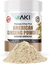 AKI amerikansk Ginseng pulver med 4% Ginsenosider - Ideel med kaffe, drikke ligesom smoothies - pakke med 1 (1,5 oz / 42,5 g)