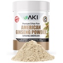 AKI amerikansk Ginseng pulver med 4% Ginsenosider - Ideel med kaffe, drikke ligesom smoothies - pakke med 1 (1,5 oz / 42,5 g)