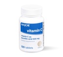 MAJOR vitamin C- 500 mg ascorbinsyre - vitamin C tabletter - kosttilskud - 100 greve (1 pakke)