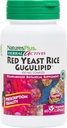 NaturesPlus Red Yeast Rice Gugulipid Complex - 450 mg, 60 Veganske kapsler - reception Kvalitet Herbal supplement, Cholesterol Support - Vegetarisk, Gluten- Free - 60 Servere