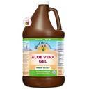 Lily of The Desert Aloe Vera Gel - Indre Fillet Thicker Consistency Aloe Vera Drik med naturlige vitaminer, fordøjelige enzymer for Gut Health, Mave Relief, Wellness, glødende hud, 128 Fl Oz